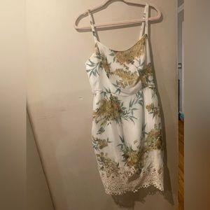 Eva Mendes, NY & Company floral party dress
